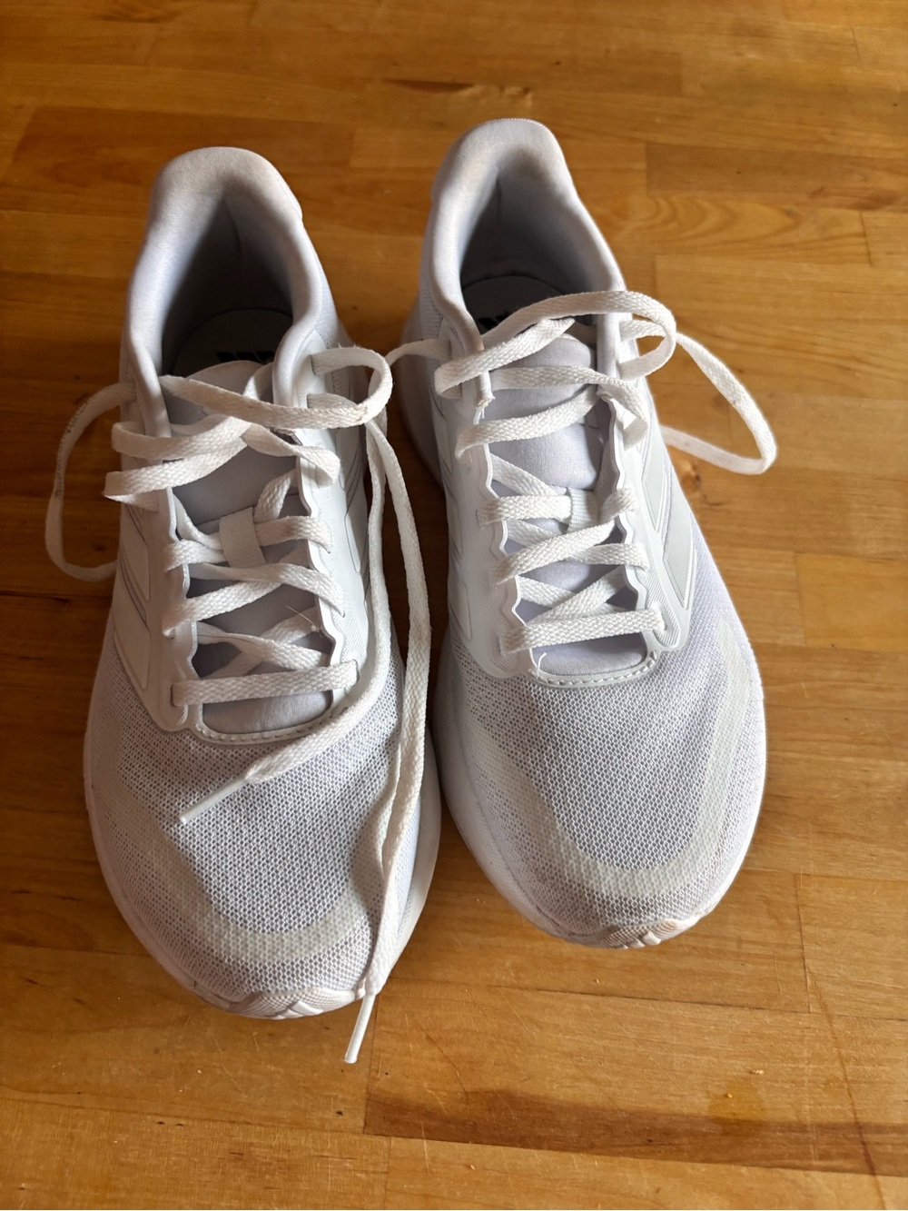 Adidas Cloudfoam Ortholite All-White Running Shoes